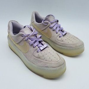 Nike Air Force 1 Low Sage LX Women's Size 8 Sneakers Violet Mist Purple
